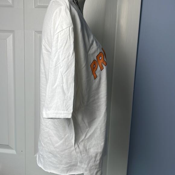 Princeton University Tigers Logo Crop Top White Medium - Picture 7 of 8